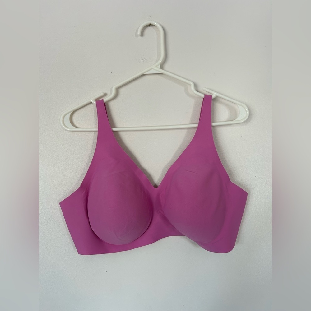 Knix Revolution V-Neck Bra Pink XXL+